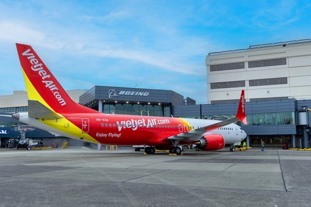 Vietjet nhận tàu bay Boeing